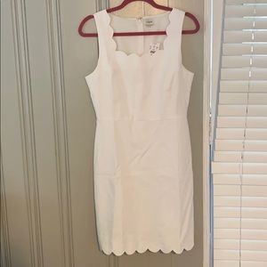 White scallop dress